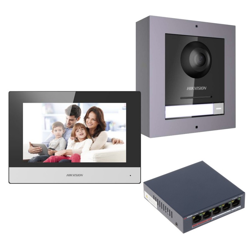 Kit HIKVISION DS-KIS602 (B) - Meio Eletrico