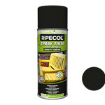 Spray Tinta Esmalte Acrílico Preto Opaco Ral9005M Pecol