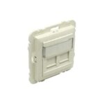 90442SMF Aro C/ Módulo Duplo Conectores RJ45 Marfim Efapel