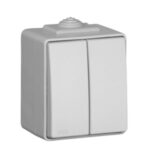 48101CCZ Comutador de Escada Duplo Cinza Efapel