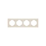 90940TMF Espelho Quádruplo Marfim