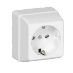 37132CBR Tomada Schuko com Obturador Branco Efapel