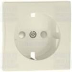 90632TMF Centro para Tomada Schuko Marfim com Obturador