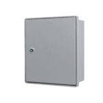 Caixa de portinhola com fechadura triangular cinzenta TEV