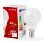 Lâmpada LED G45 E14 7W