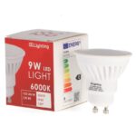 Lâmpada LED GU10 SMD PLUS 9W 120º